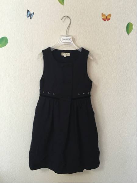 お受験ワンピース☆120cm☆紺色☆ミルフィーユ☆合格服☆used 【公式通販】