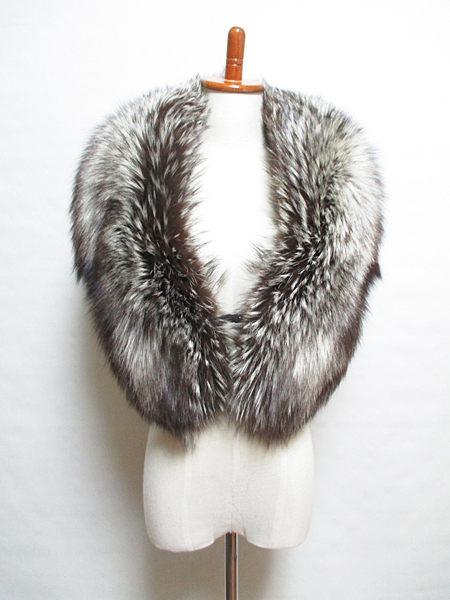 J636★サガ SAGA FOX シルバーフォックス ショール マフラー