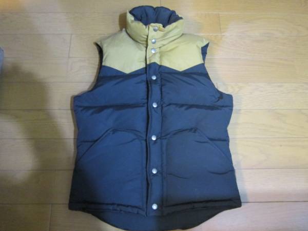 MT RAINIER DESIGN リバーシブルダウンベスト 黒 M