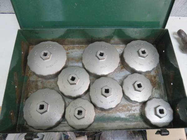 整備工具　ＫＴＣカップ型オイルフィルタレンチ　中古9個セット