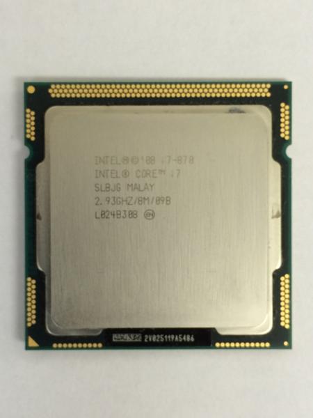 【ハード王】中古CPU/Corei7-870 2.93GHz/8M/09B