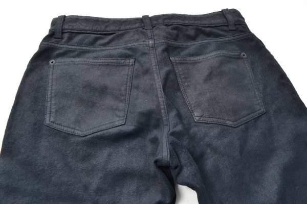 BALENCIAGA フェイク クラック レザー パンツ 28