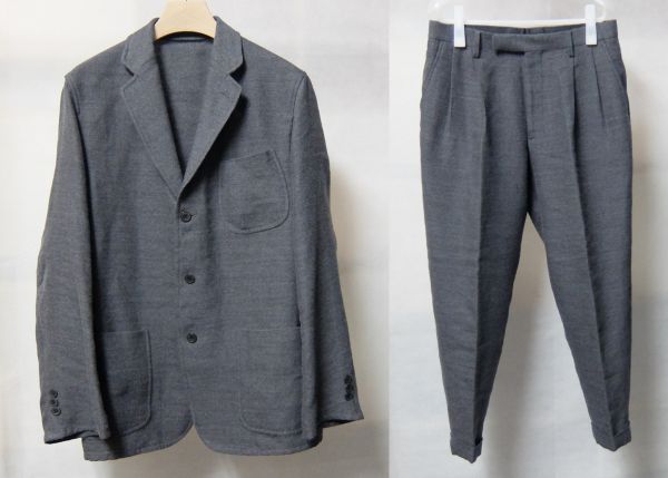 15AW comoli ウール/リネン ジャケット パンツ セットアップ2/2