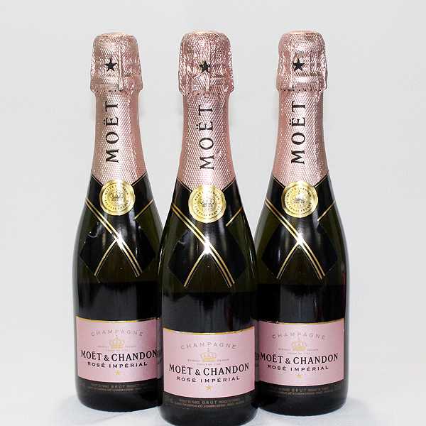 ☆1円～ 3本セット/モエエシャンドン ロゼ 375ml Y6I1017.18.19