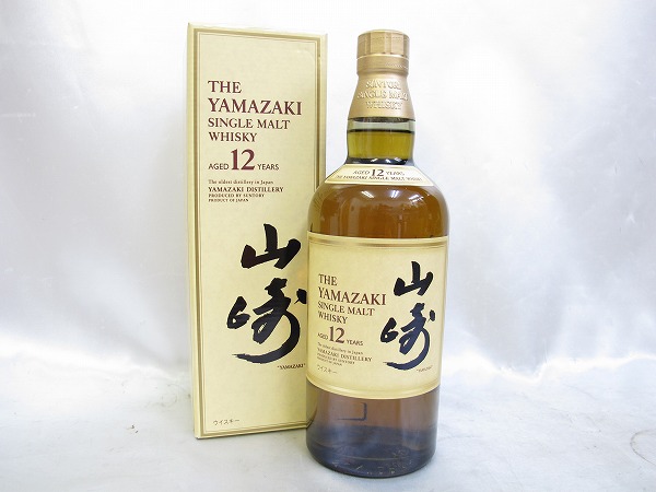 飲料・酒 未開栓 山崎 12年 シングルモルトウイスキー 700ml