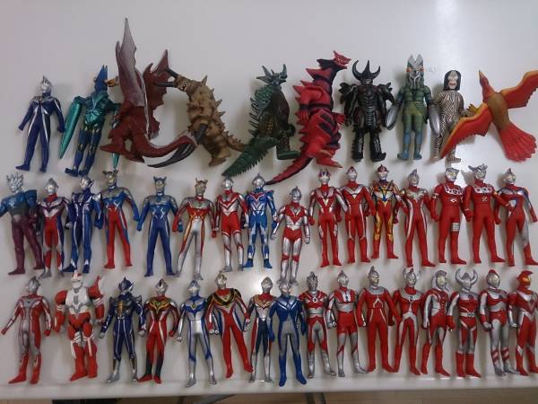 【中古】ウルトラマン 怪獣　ソフビ 大量セット