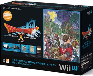 ドラゴンクエストX 本体同梱版 WiiU プレミアムセット黒 超美品 同梱物