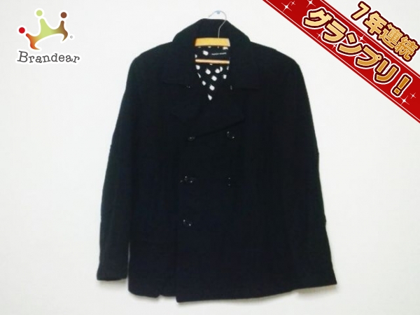ツモリチサト Pコート メンズ 黒 冬物 TSUMORI CHISATO ツモリチサト 