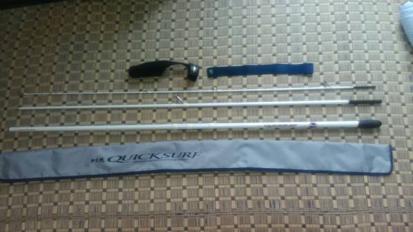 がま投　クイックサーフ　15-380（中古美品・おまけつき）