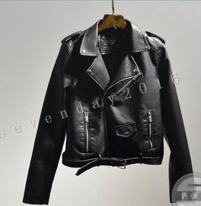 上品質レディース ライダースレザージャケットブレザーS-XL/L65