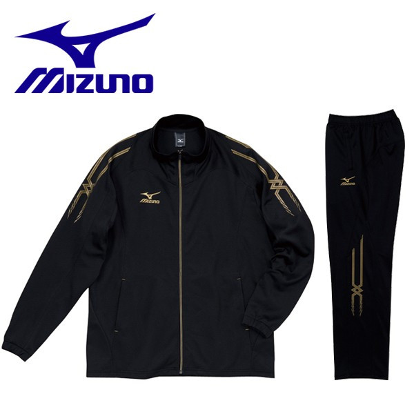 【お買得】新品ミズノジャージ上下セット 黒 サイズL mizuno
