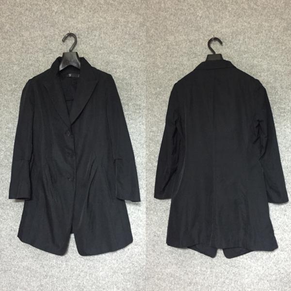 ユニクロ +J ジルサンダー UNIQLO 極美品 黒 ウールテーラード