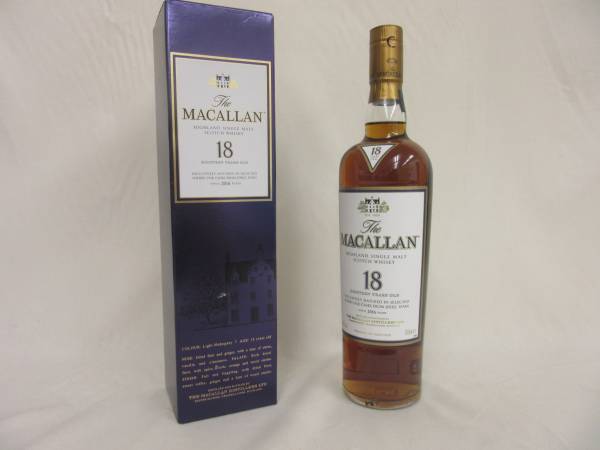 18年 マッカラン 0 MACALLAN ザ 未開封・箱ありThe 700ml シェリー 