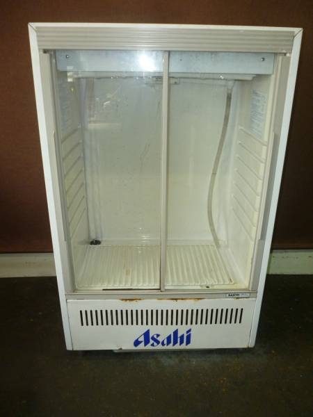 業務用 冷蔵ショーケース SANYO SMR-76 Asahiロゴ入り 店舗用 サンヨー