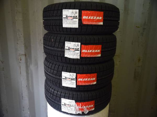 BLIZZAK REVO GZ 185/65R15 2015年製 4本セット 94