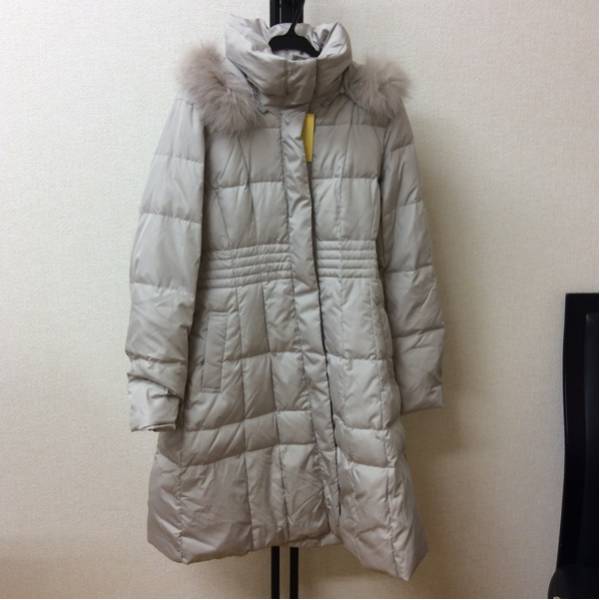 Ketty 薄グレーフードダウンコート size3 ブルーフォックス , 【公式通販】