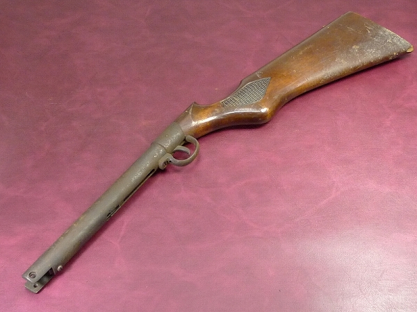 △80/6△古い中折れ式空気銃の銃床の残欠⑥自在鍵・オブジェ 【公式通販】