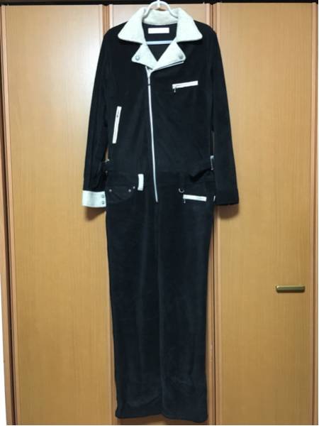 未使用タグ付き  PUSSY ロイヤルプッシー つなぎ Y2K ROYAL PUSSY ロイヤルプッシー フリースツナギ M /ANTI CLASS