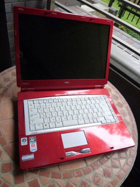 ◆NEC LavieG PC-GL572R5DB ノートパソコン赤Vista HOME Premium