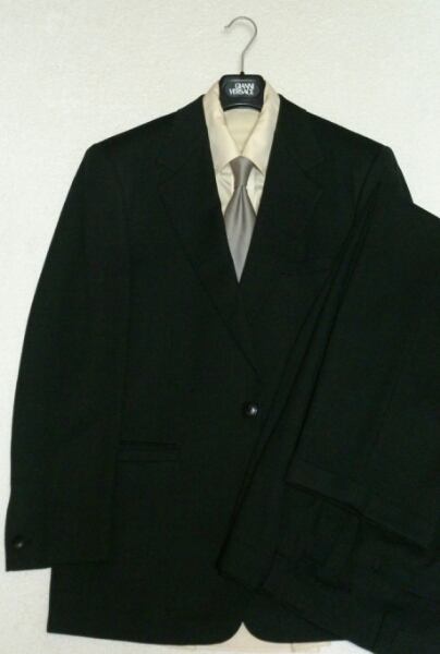 美品【GIANNI VERSACE】ヴェルサーチ/最高峰/クチュール/スーツ