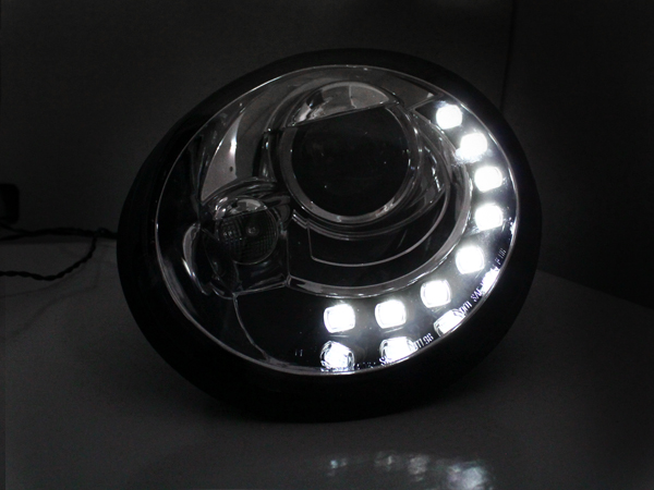 ニュービートル 前期 05～VW VW ヘッドライトの通販 ツブツブLEDヘッド