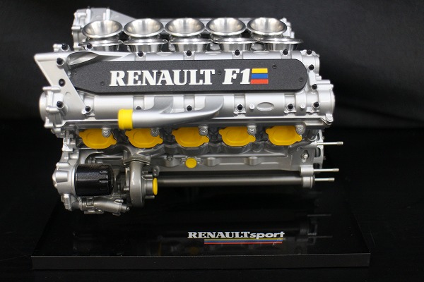 破損有 EXCEPTION V10 RENAULT F1 RS9 1/5 エンジン ルノー