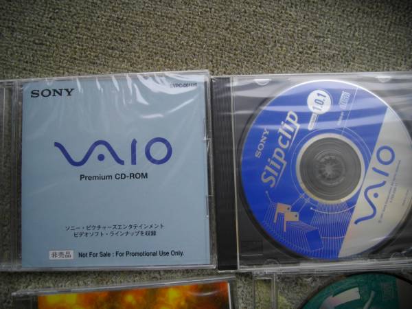 希少品◆sony vaio 付属品 CDロム4枚 20年前物 詳細不明◆です。_2