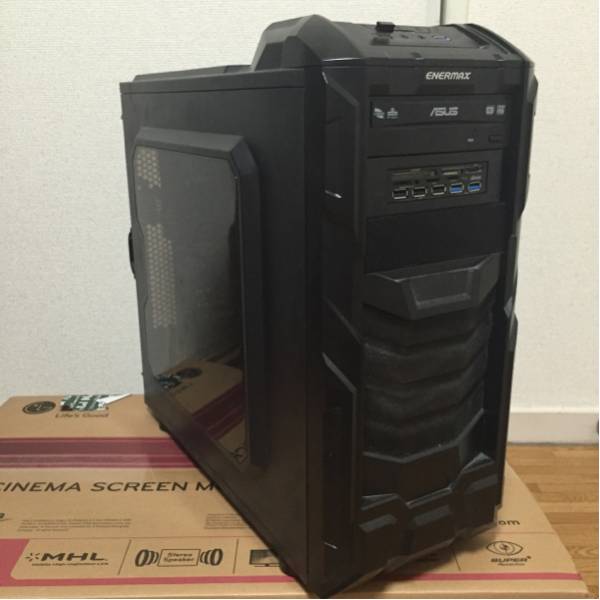 自作PC 快適 Win10 Pro i5 GTX960 16GB RAM SSD256GB HDD 3TB