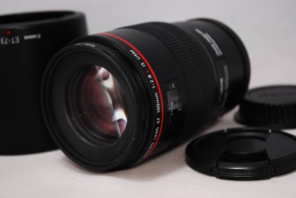 美品 Canon キヤノン EF 100mm F2.8 L MACRO IS USM マクロ #893