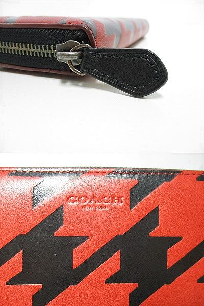 【USED美品】 コーチ★ラウンドファスナー 長財布 74881