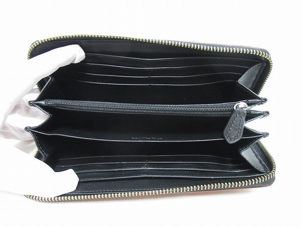 【USED美品】 コーチ★ラウンドファスナー 長財布 74881