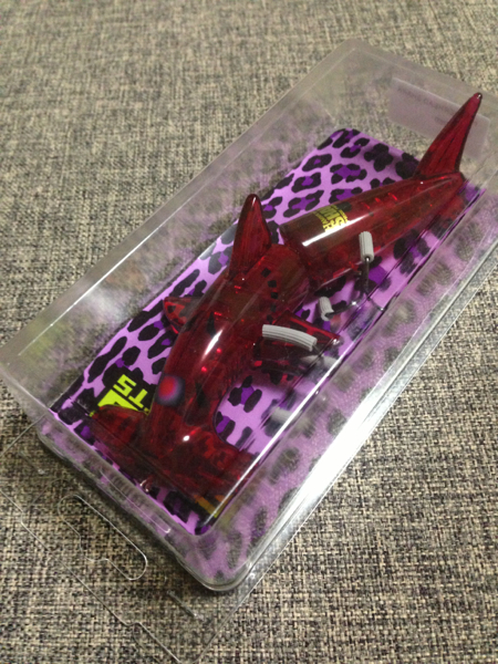 フロッグ ハンマーヘッドシャーク新品。クリア レッド