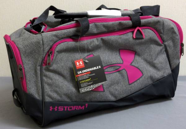 UNDER ARMOUR アンダーアーマー ボストン グレー×ピンク UA公式メンズ