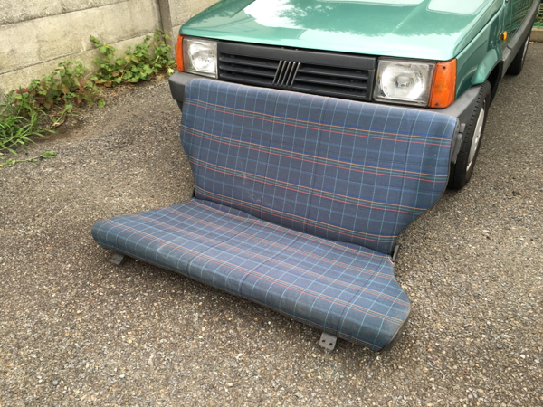 フィアットパンダ用リアシート中古 141AKA