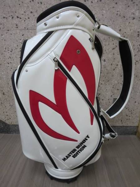 最新　パーリーゲイツ　マスターバーニー キャディーバック 白