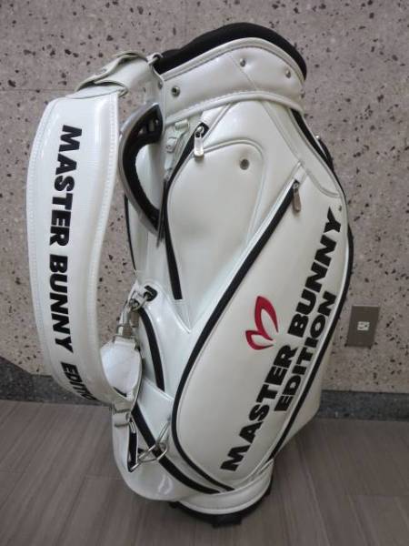 最新　パーリーゲイツ　マスターバーニー キャディーバック 白