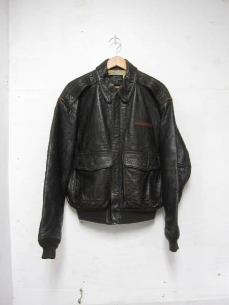 AVIREX　アヴィレックス　A-2　レザージャケット　サイズ:S　茶