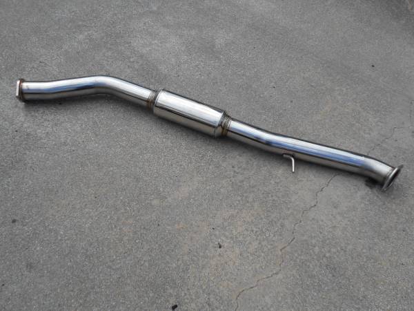S15シルビア用？メーカー不明ステンレス中間パイプ 80パイ SR20