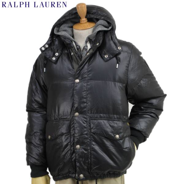 新品 ポロ ラルフ アウトレット XL ダウンジャケット 黒 6465 男性用