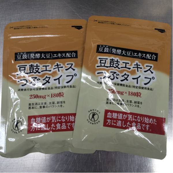豆鼓エキスつぶタイプ 180粒×2袋