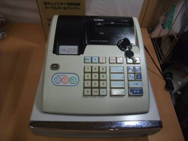事務・店舗用品 カシオレジスター TE-M80 品 人気機種感熱紙 送料無料