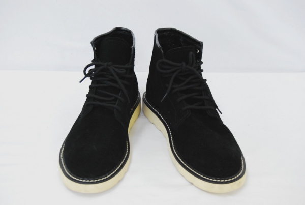 送0 パープル＆イエロー Purple & Yellow デザートブーツ　M