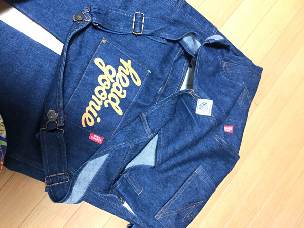 HEADGOONIE デニムオーバーオール 美品 HEADGOONIE ヘッドグーニー