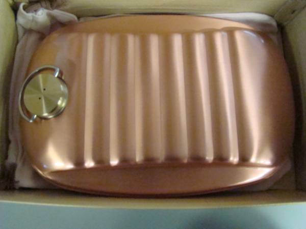 【新光金属】 純銅製 湯たんぽ 2.3L 美品 新光堂 ①