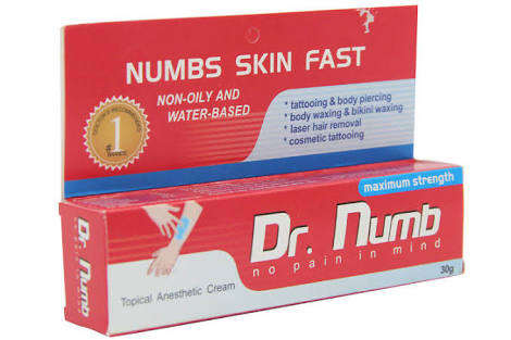 書留☆即決可】ドクターナムDr Numb☆麻酔クリーム5本組Tatoo
