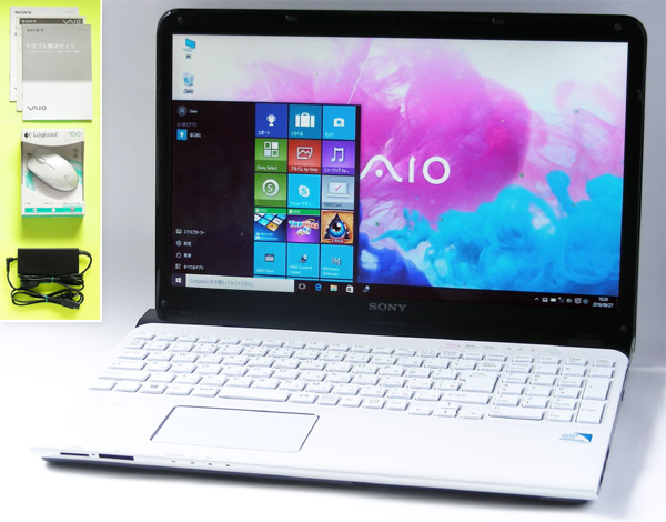 ▼Windows10 ホワイトVAIO E▼2013年型(8GB/1TB) Office▼SONY_1