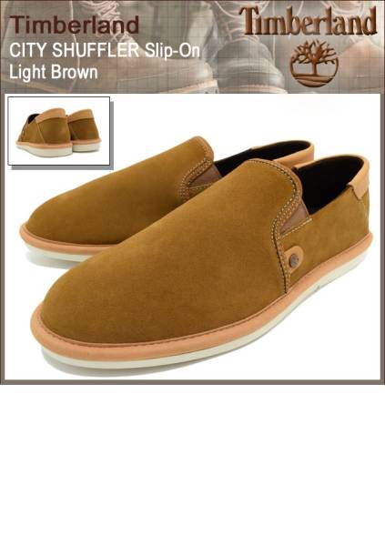 新品ティンバーランドスエードスリッポンシティシャッフラー26.5