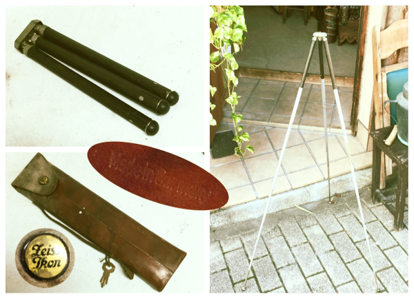 ドイツ製 三脚 革鞄 zeiss ikon germany カメラ アンティーク