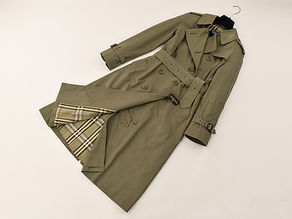 T1080□Burberry's□裏地ノヴァチェック/ロングトレンチコートM