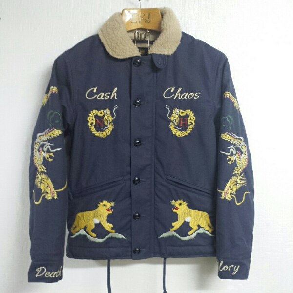 Dulcamara デニムレザーポケットノーカラーCT-C -DENIM- 15ss edwina horl ノースリーブスウェット/dulcamara ohta | MIKAS